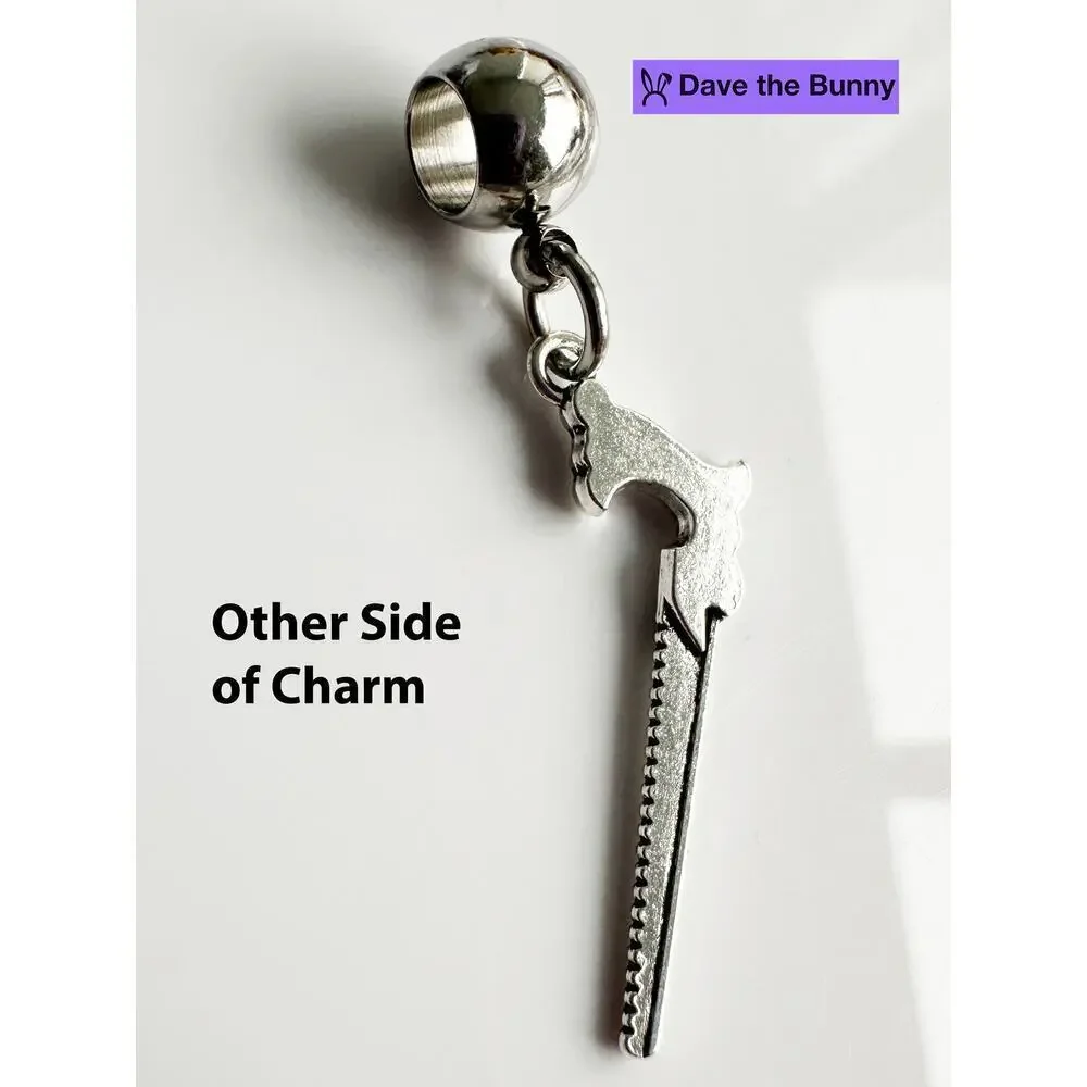 Jigsaw Necklace - Great Jewelry Saw Necklace, Stainless Steel Snake Chain
